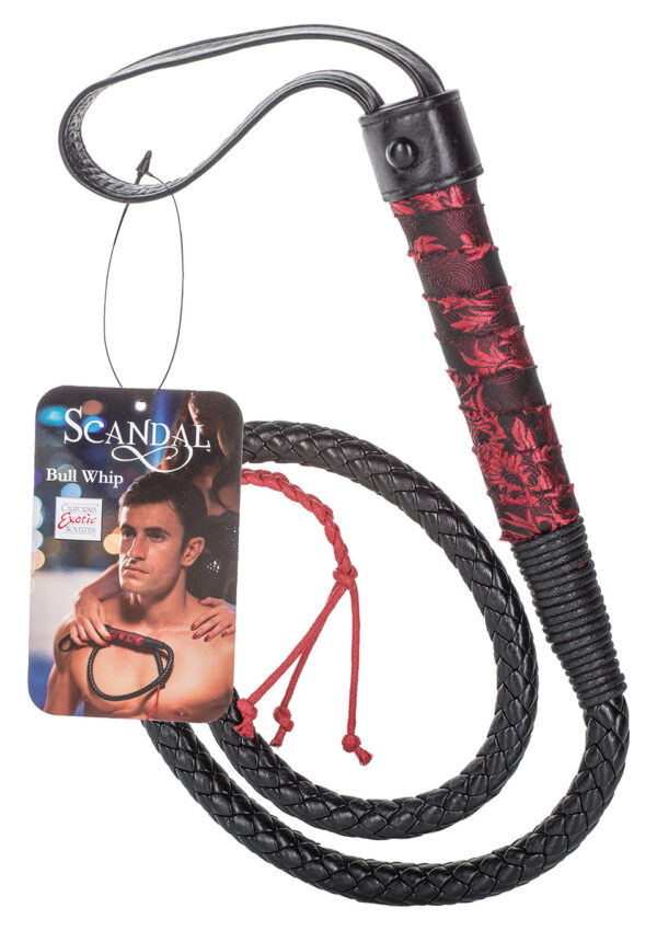 Scandal Bull Whip Black - obrazek 2