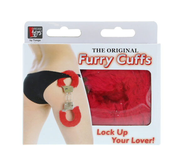 DREAM TOYS HANDCUFFS WITH PLUSH RED - obrazek 2