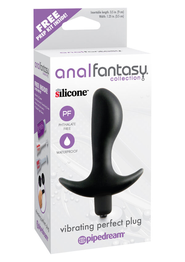 Vibrating Perfect Plug Black - obrazek 2