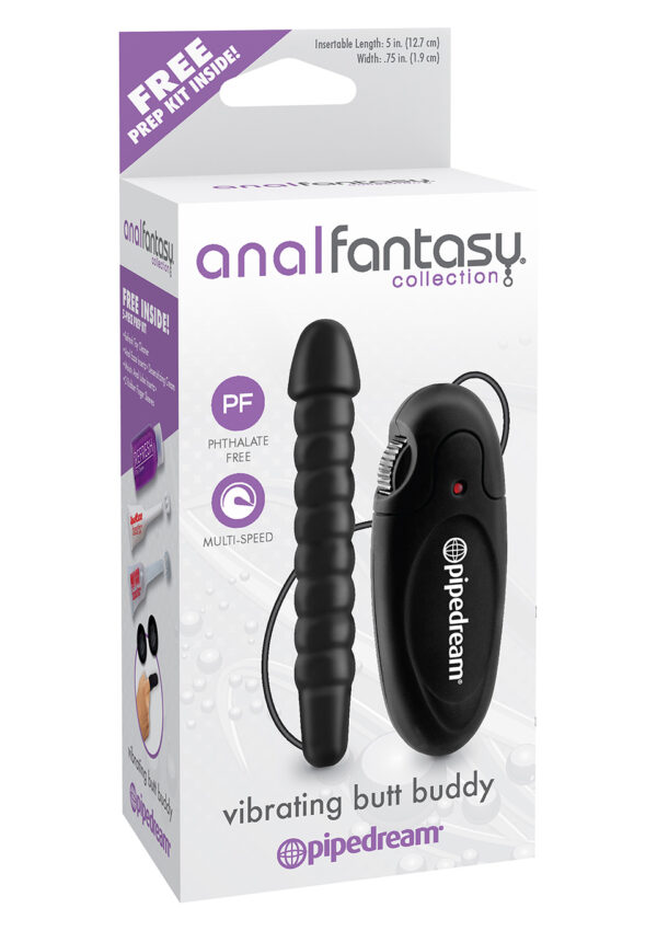 Vibrating Butt Buddy Black - obrazek 2