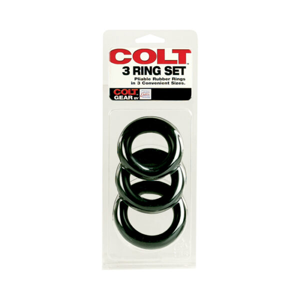 COLT 3 Ring Set Black - obrazek 2