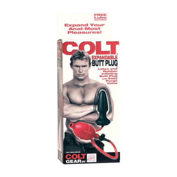 COLT Expandable Butt Plug Black - obrazek 2