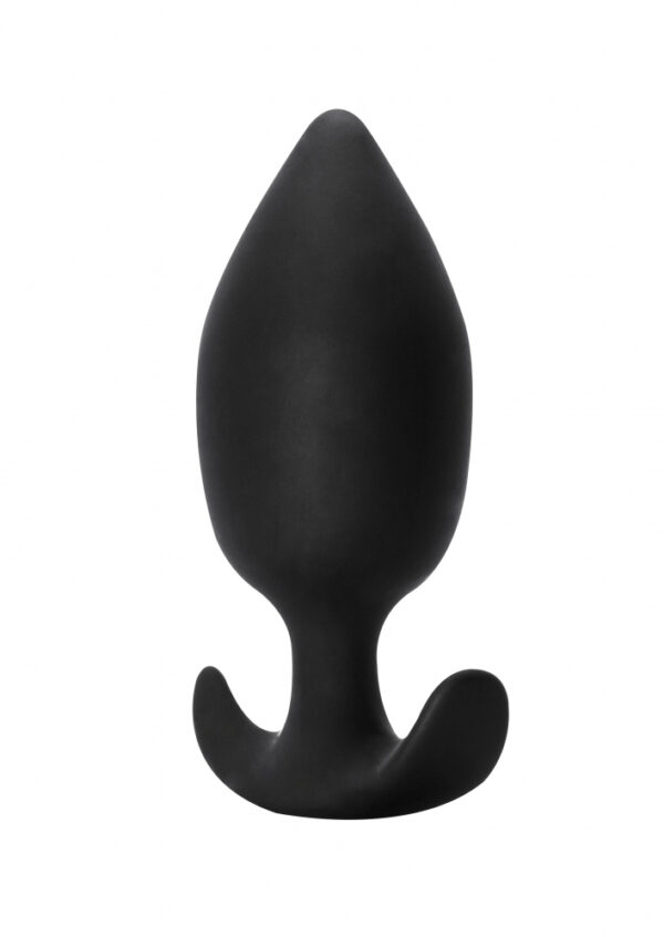Plug Anal plug with misplaced center of gravity Spice it up Insatiable Black - obrazek 2
