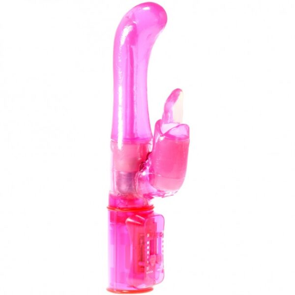 Wibrator  G Tongue Rabbit Vibrator Pink OS - obrazek 2