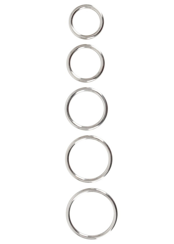 Bad Kitty Set of 5 Metal Rings - obrazek 2