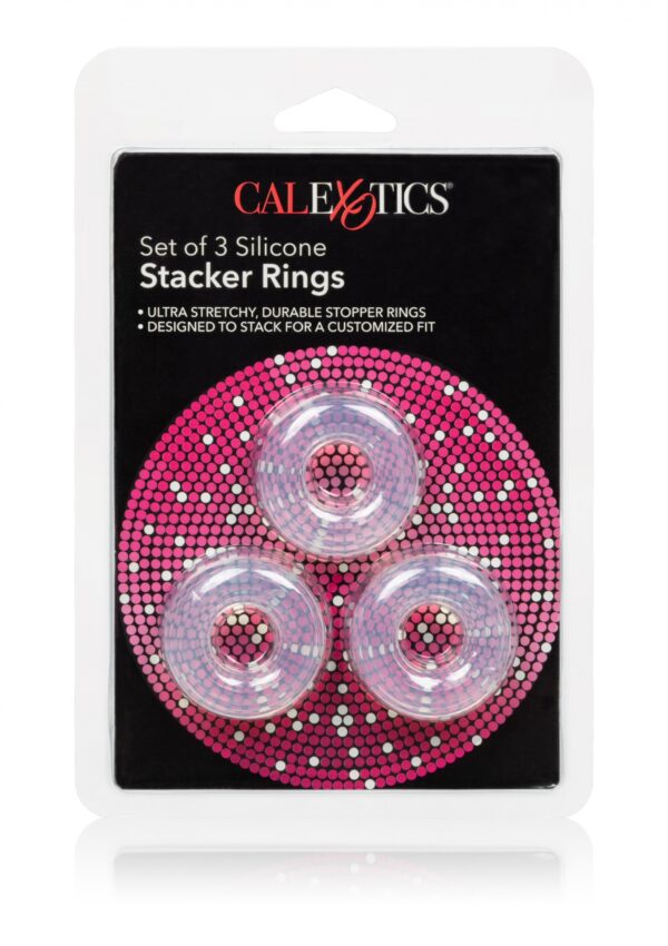 3 Stacker Rings Transparent - obrazek 2