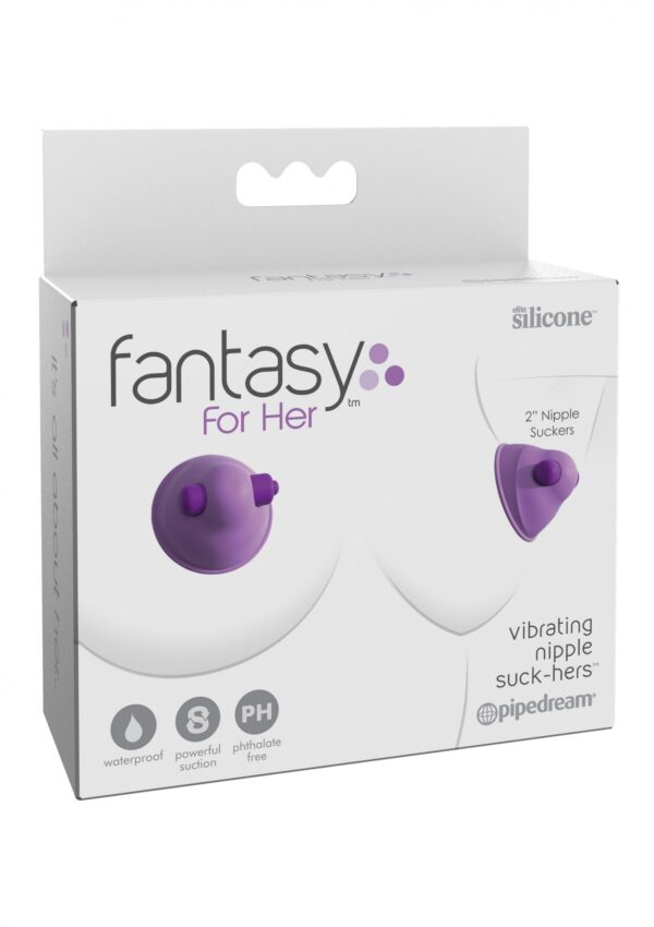 Vibrating Nipple Suck Hers Purple - obrazek 2