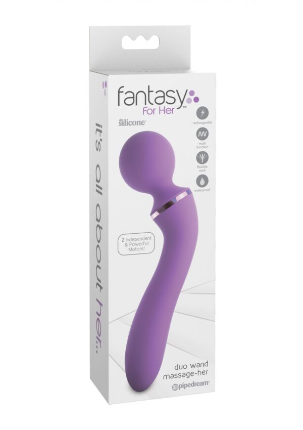 Duo Wand Massage Her Purple - obrazek 2