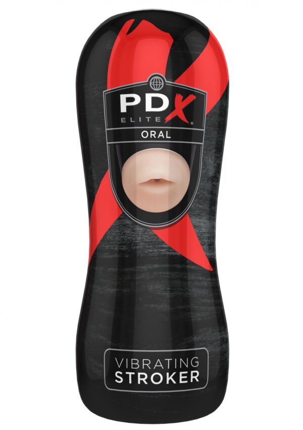Vibrating Stroker Oral Light skin tone - obrazek 2