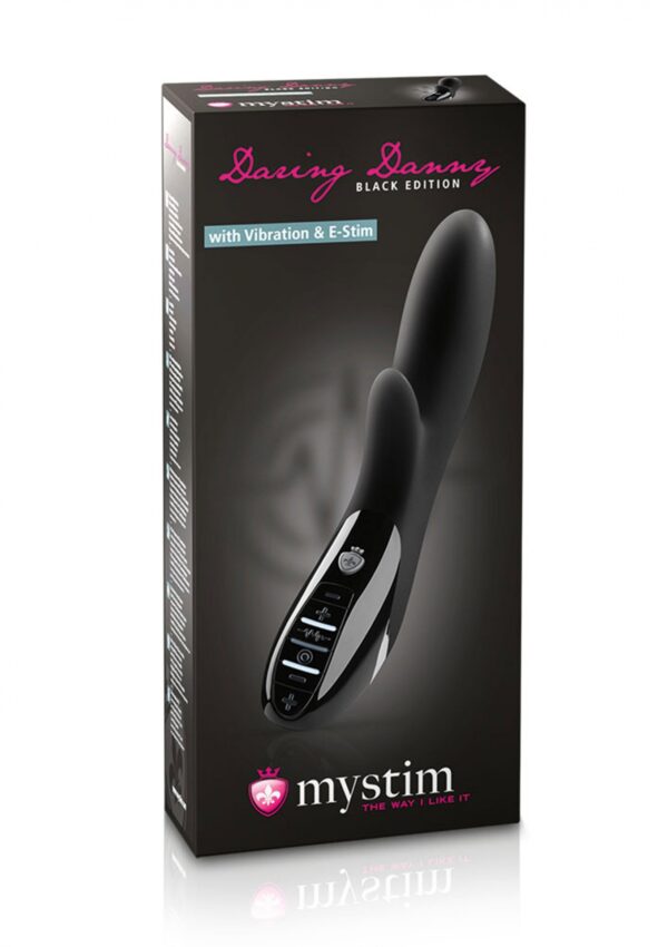 Daring Danny eStim Vibrator Black - obrazek 2
