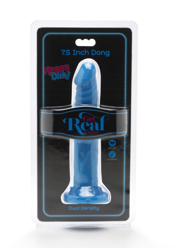 Happy Dicks Dong 7.5 inch Blue - obrazek 2