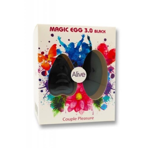 Wibrator Egg Remote control Black AAA 3,0 - obrazek 2