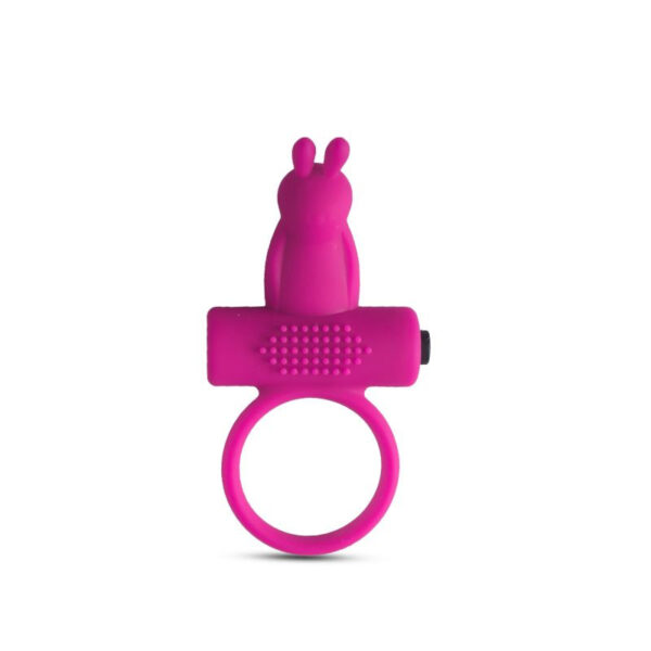 Anello fallico vibrante con rabbit Pink - obrazek 2
