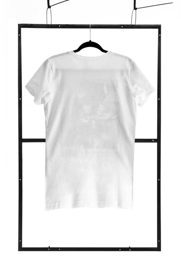 T shirt men white S regular - obrazek 2