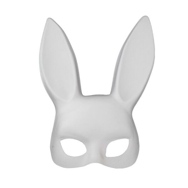 Maska   Bunny Mask White - obrazek 2
