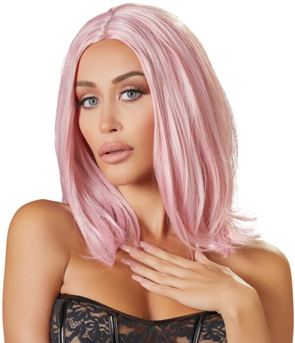 Wig, bob, pink - obrazek 2