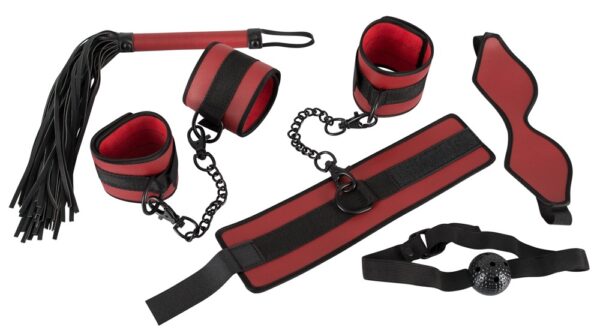 Bondage Set red/black - obrazek 2