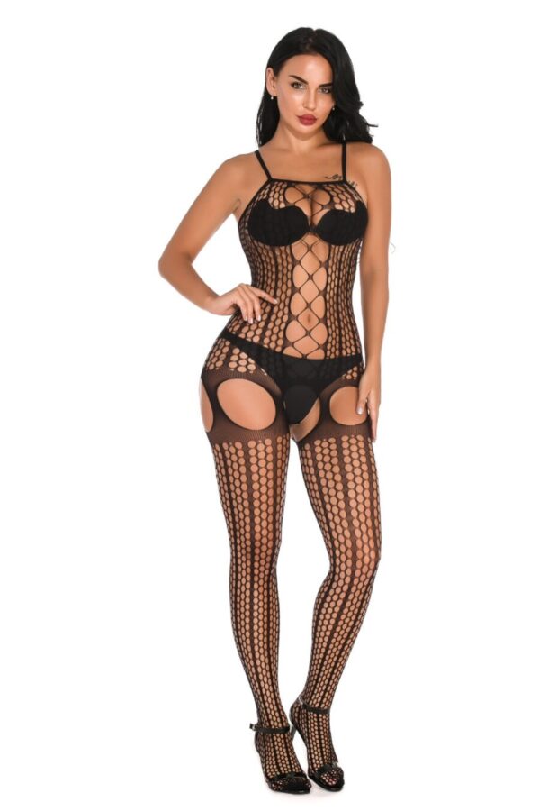 Body Pleasure   Sexy Lingerie Set   one size   black TL127 - obrazek 2