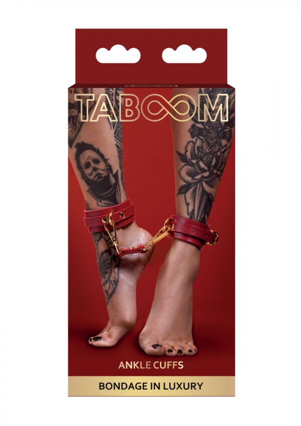 Ankle Cuffs Red - obrazek 2