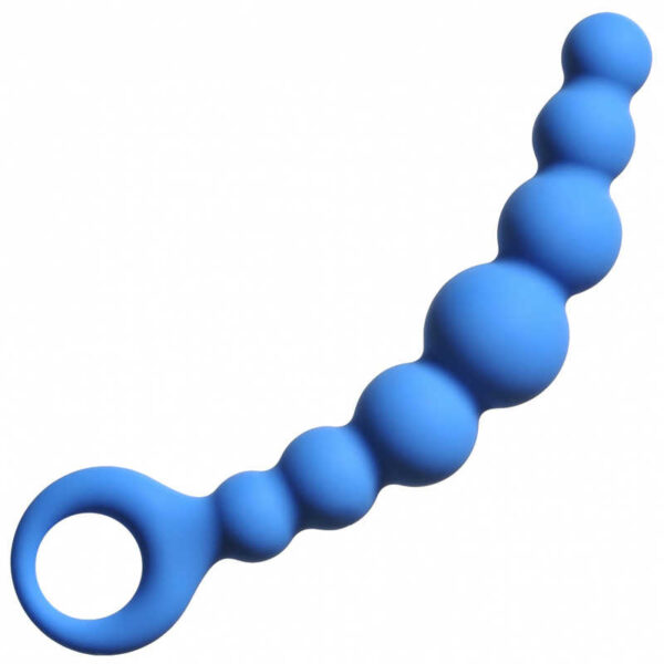 Plug Anal Beards Flexible Wand Blue - obrazek 2