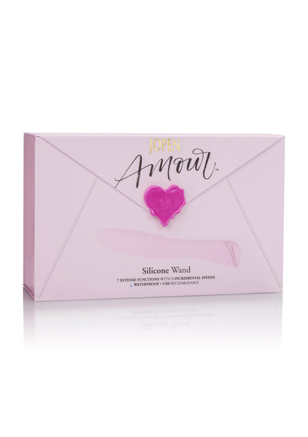 Amour Silicone Wand Pink - obrazek 2