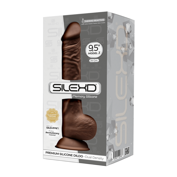 Dildo SD.Model 3 (9.5) BROWN BOX - obrazek 2