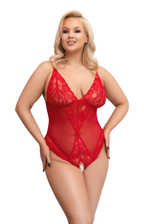 Crotchless Body red 4XL - obrazek 2