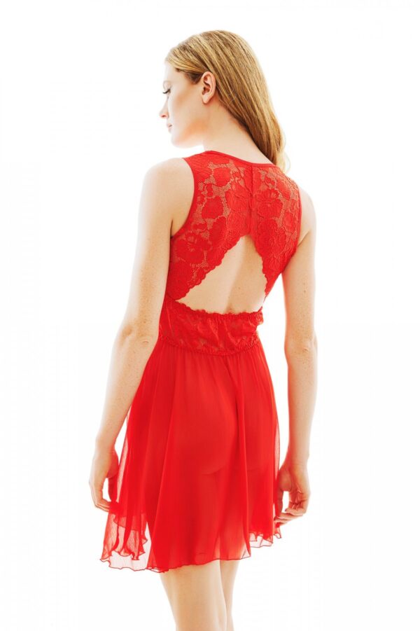 MARGARITHA RED CHEMISE L/XL - obrazek 2