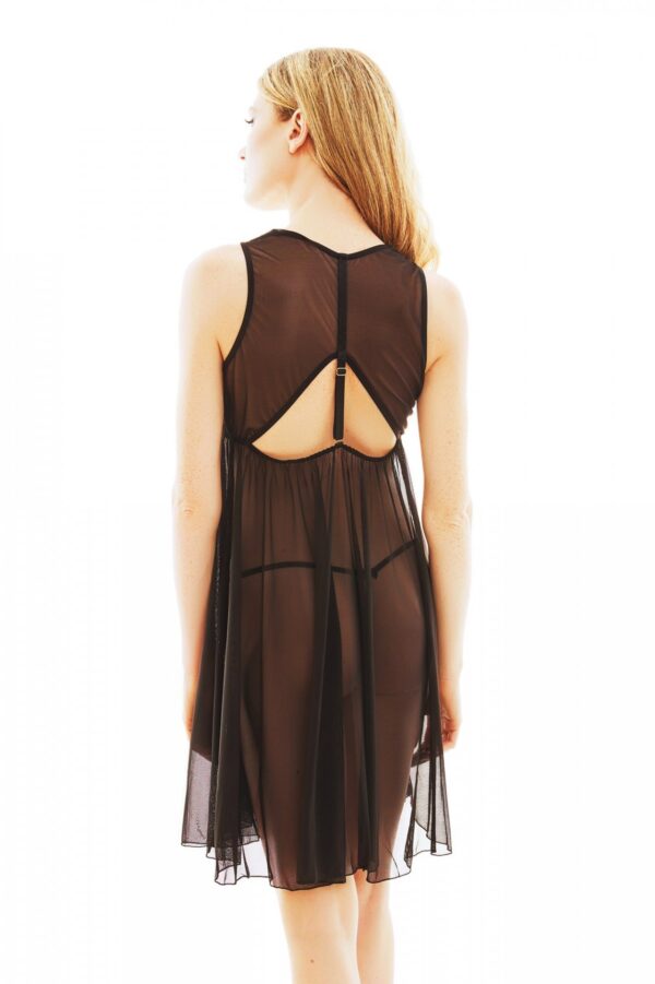 SAFFRON BLACK CHEMISE XXL/XXXL - obrazek 2