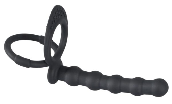 Black Velvets Cock & ball ring - obrazek 2