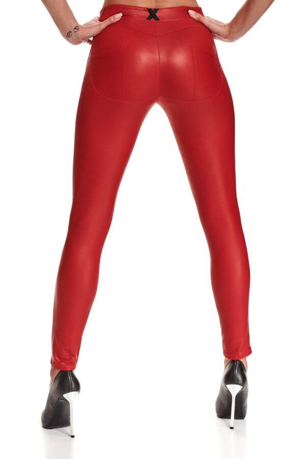 Bielizna   BRLIDIA001 legginsy czerwone rozmiar XXL - obrazek 2