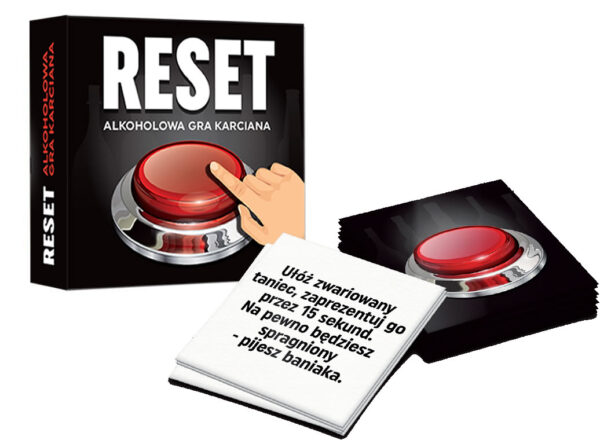 Gry RESET alkoholowa gra karciana - obrazek 2