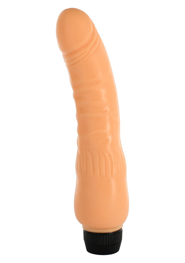 Vinyl P Shape Vibrator No.5 Light skin tone - obrazek 2