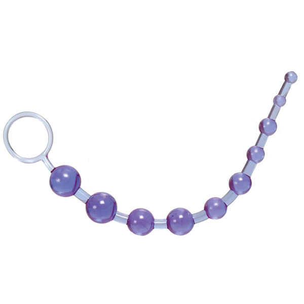 X 10 Beads Purple - obrazek 2