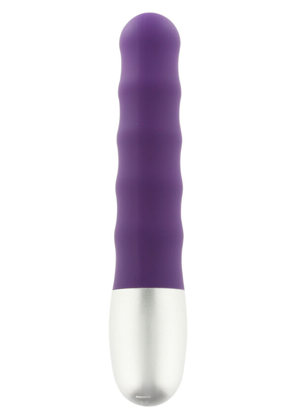 Discretion Ribbed Vibrator Purple - obrazek 2
