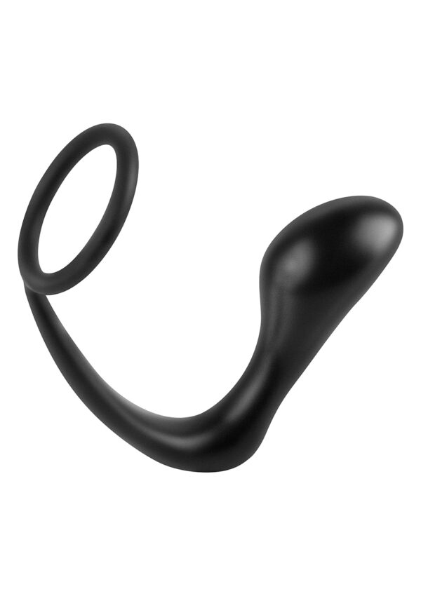 Ass Gasm Cockring Plug Black - obrazek 2
