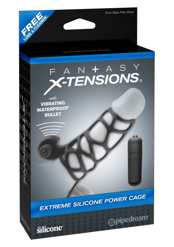 FX Extreme Silicone Power Cage Black - obrazek 2