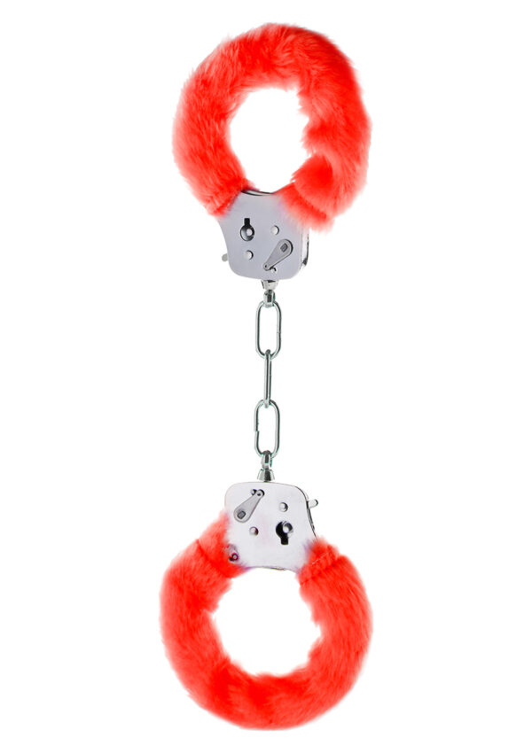 Furry Fun Cuffs Red - obrazek 2