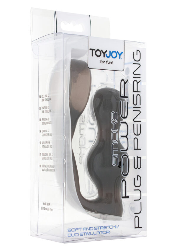 Power Plug & Penisring Grey - obrazek 2