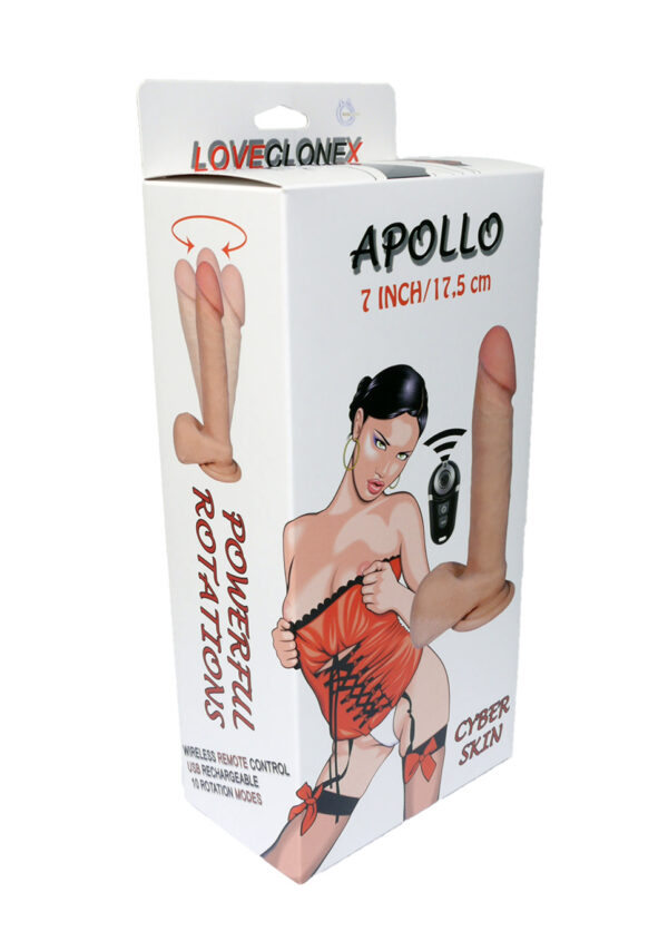 Wibrator APOLLO LOVECLONEX 7 rotation USB - obrazek 2