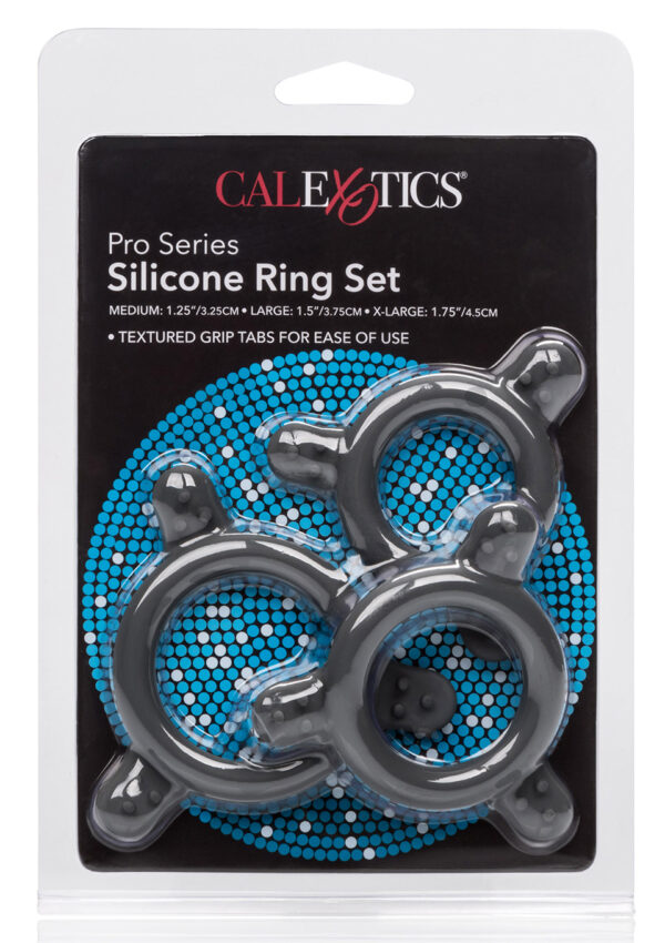 Pro Series Silicone Ring Set Black - obrazek 2