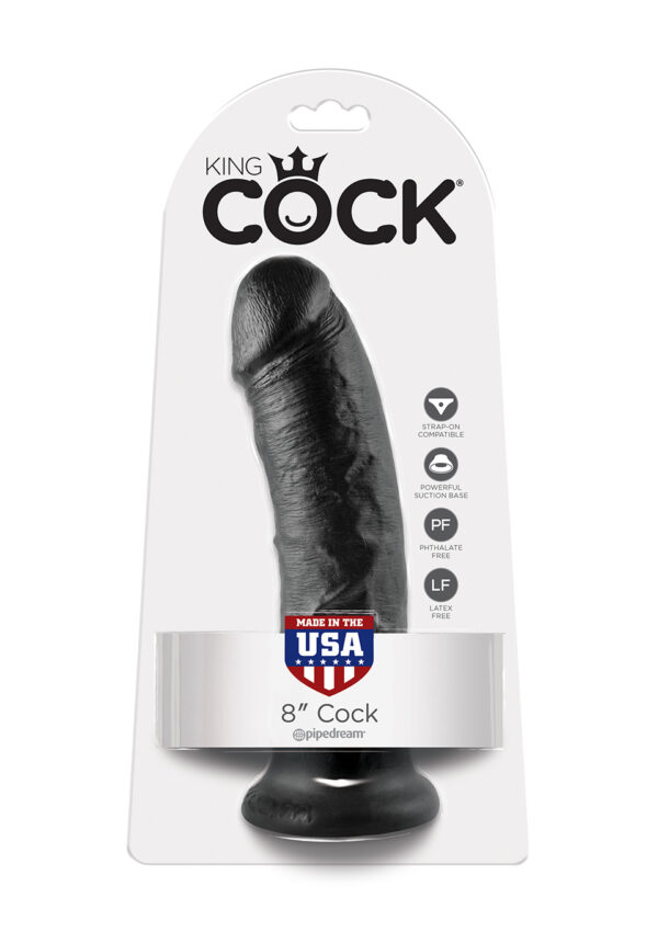 Cock 8 Inch Black - obrazek 2