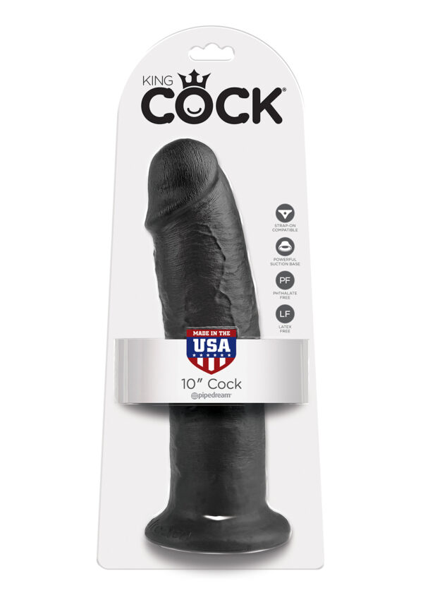 Cock 10 Inch Black - obrazek 2