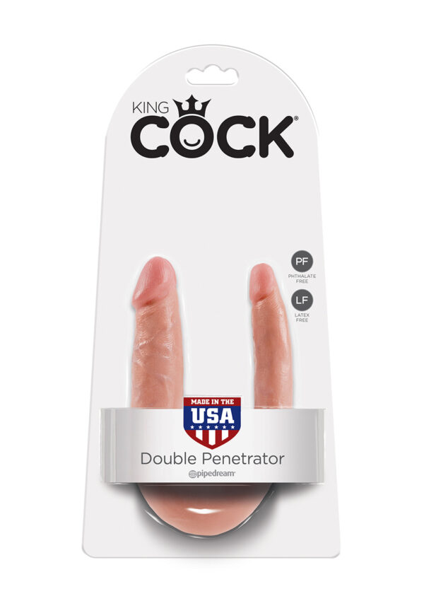 Cock U shape Double Trouble S Light skin tone - obrazek 2