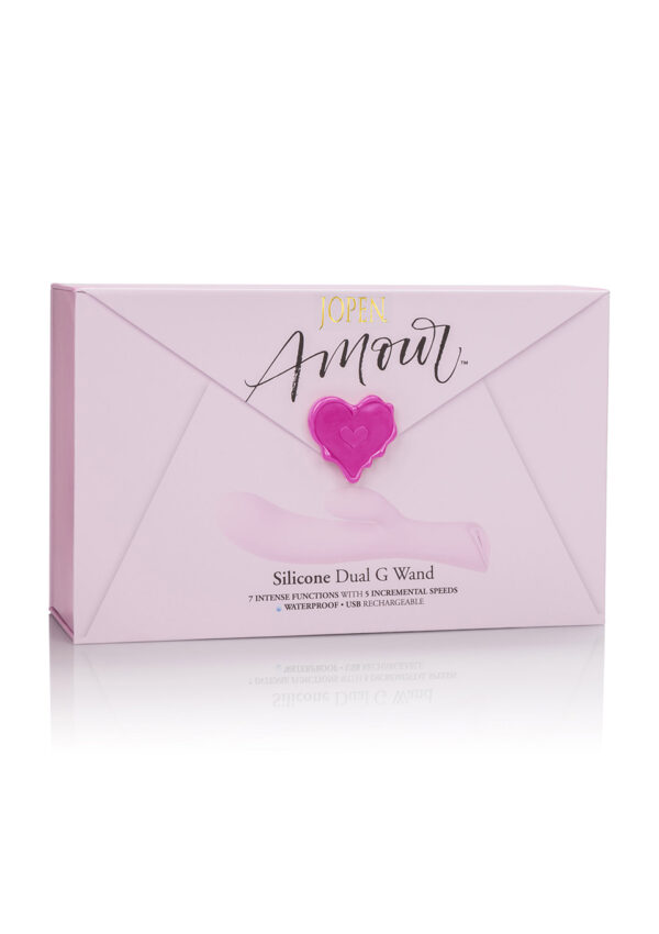 Amour Silicone Dual G Wand Pink - obrazek 2