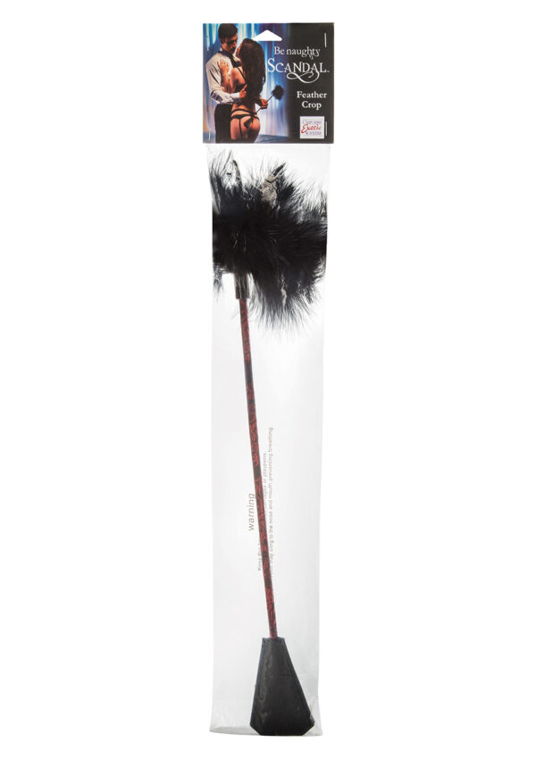 Scandal Feather Crop Black - obrazek 2