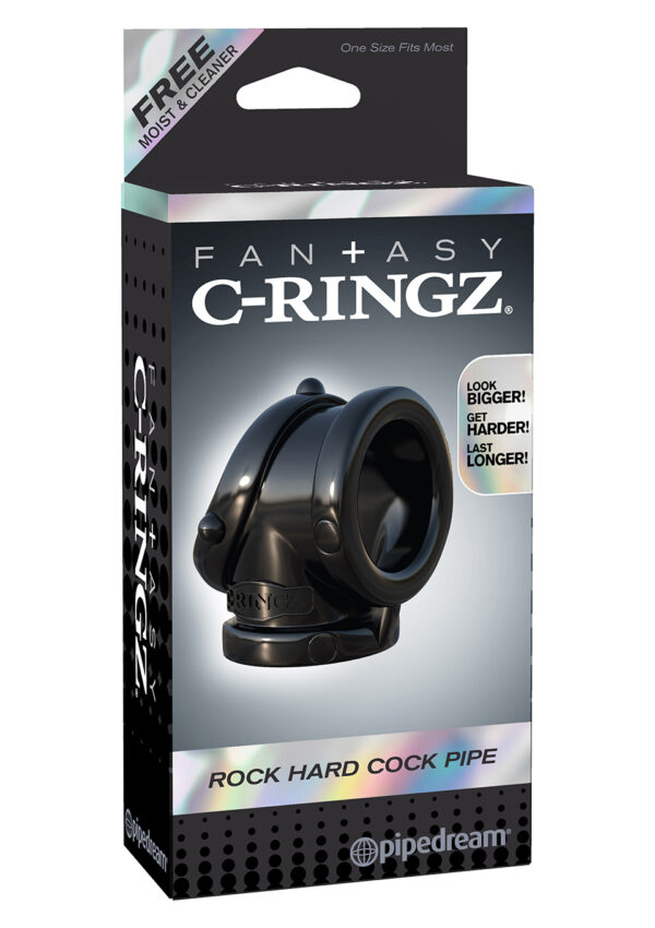 Rock Hard Cock Pipe Black - obrazek 2