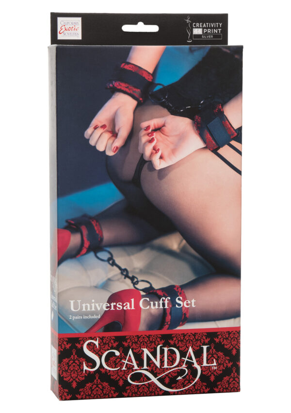 Scandal Universal Cuff Set Black - obrazek 2