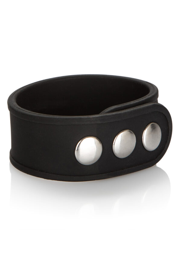 Silicone 3 Snap Erection Ring Black - obrazek 2