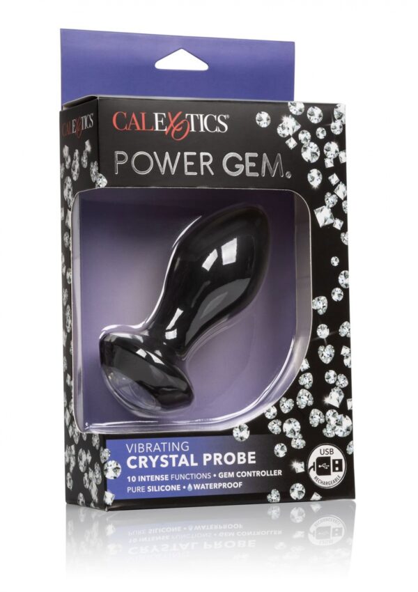 Vibrating Petite Crystal Probe Black - obrazek 2